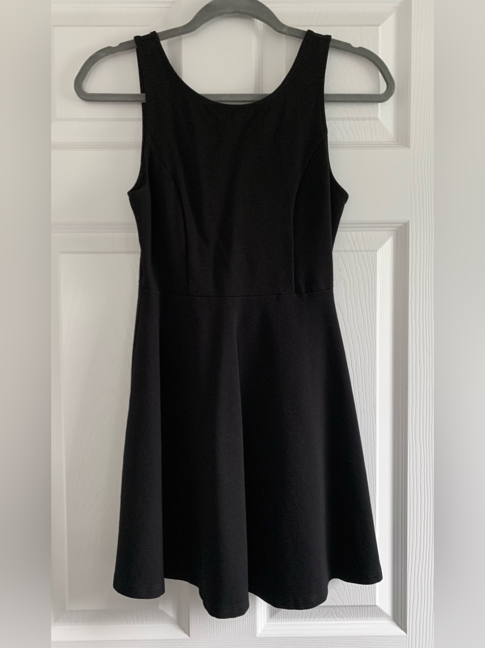Lulu's Black Sleeveless Mini Fit & Flare Dress